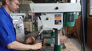 Perceuse sensitive (Réglage hauteur et butée profondeur)